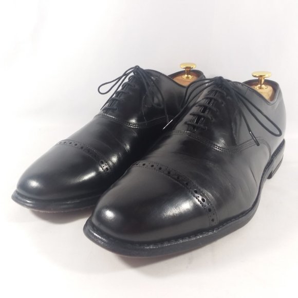 AE Byron Leather CapToe Quarter Brogue Oxfords 10C main image 8